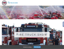 Tablet Screenshot of firetruckshow.pl